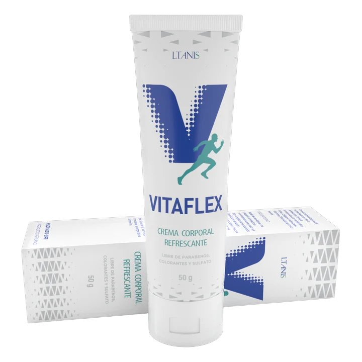 Vitaflex: tubo de 50 g y su caja